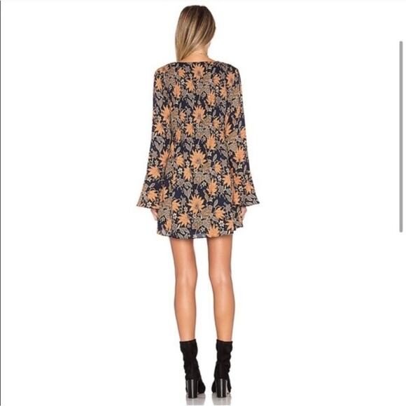 TULAROSA ~ Boho-Style Audrey Mini Dress in Himalayan Floral ~ Size XS - Picture 4 of 11